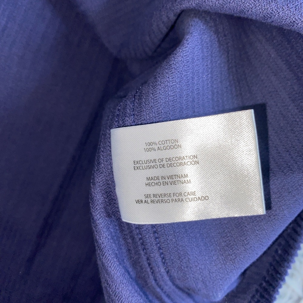 Gap Men's Sz XL Corduroy Long Sleeve Shirt  Navy Blue Nice Fade - Picture 8 of 8